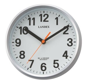 LANDEX ランデックス 直径18cm 小ぶりな置き掛け兼用の電波時計 ミニ/プラス 新品です。