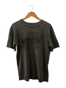 WEST RIDE◆MCC/HARLEY’S CYCLE SHOP/Tシャツ/38/コットン/グレー