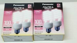 015 〓 ２箱 ４本 Panasonic パナソニック 電球形蛍光灯 口金直径26mm 100形 パルックボール 電球色 EFD25EL/20E F2/2T