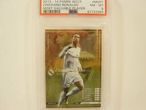 PSA鑑定済 Panini WCCF 2013-2014 MVP クリスティアーノ・ロナウド　Cristiano Ronaldo No.7 Real Madrid CF 13-14 PSA8