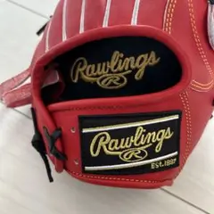 Rawlings 軟式グローブ 赤