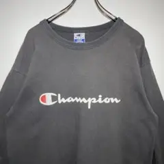 Champion チャンピオン　ロンT サイズL　アメリカ製　鬼フェード　古着