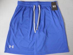 UNDER ARMOUR UA アンダーアーマー ヒートギア 吸汗速乾 ハーフパンツ　XL　青