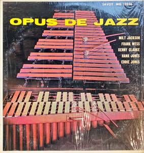 Milt Jackson Opus De Jazz US盤 MONO RVG刻印