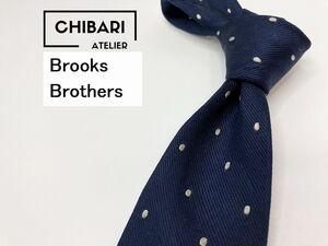 BrooksBrothers　ブルックスブラザーズ　ドット柄 ネクタイ 3本以上 送料無料 メンズ ネイビー　1204058