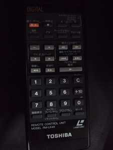 ★☆東芝　LD　プレーヤー　レーザーディスク　プレイヤー　リモコン　RM-LK44★☆201124