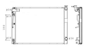 ●アルファードＧ●アルファードＶ●DBA-ANH10W DBA-ANH15W●A/T●ラジエーター●新品 即納●１８ヶ月保証●