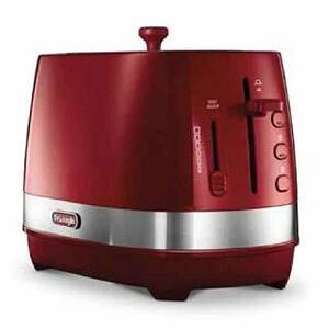 デロンギ(DeLonghi) アクティブ シリーズ ポップアップトースター レッド CTLA2003J-R(中古品)　(shin