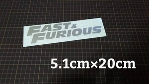 送料無料　横20㎝　⑲　FAST＆FURIOUS　スタンス　ステッカー　stance　jdm usdm 走り屋　vip カッティングステッカー