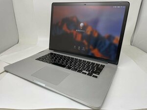 M902【ジャンク品】 MacBook Pro Retina Mid 2015 15インチ SSD 256GB 2.2GHz Intel Core i7 /100