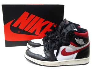 27cm NIKE AIR JORDAN 1 エアジョーダン1 RETRO HIGH OG 555088-061 ジム レッド スニーカー 黒タグ/サイズ交換紙