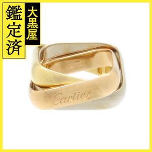 Cartier カルティエ トリニティクッションリング LM ラージモデル B4239900 3カラー 57号 日本サイズ17号 【460】