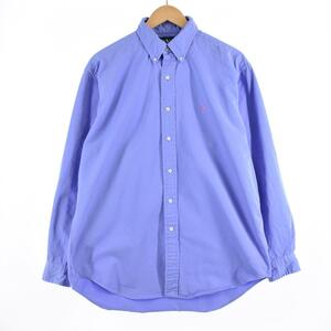 古着 ラルフローレン Ralph Lauren BLAKE 長袖 ボタンダウンシャツ メンズXL /eaa316751 【SS2406】