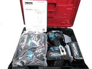 【未使用品】makita マキタ 充電式インパクトドライバ TD002GRDX 40Vmax 2.5Ah ブルー 1K54 DE3-DH3