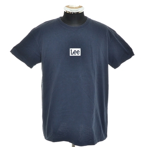 〇534879 Lee リー ○Tシャツ 半袖 ロゴプリント L0L-1184 サイズL メンズ ネイビー