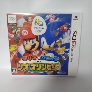 【3DSソフト】/ 　 マリオ＆ソニック AT リオオリンピック　 管理No2-027