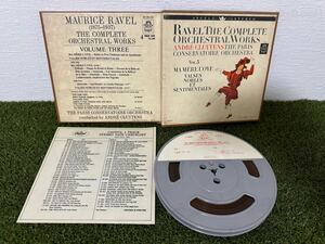 オープンリールテープ 4track 7-1/2 RAVEL -THE COMPLETE ORCHESTRAL WORKS 