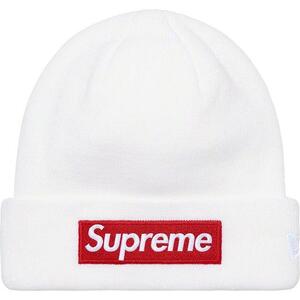 supreme 21 aw new era box logo beanie white シュプリーム ニューエラ ビーニー ニット帽