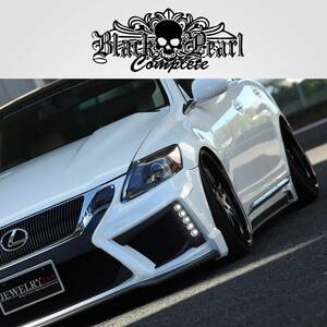 レクサス 19GS 後期 フロントバンパー LEXUS GS350 GS450 GRS191 URS190 UZS190 ★ブラックパール★新品 未塗装品