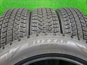 ブリヂストン BS スタッドレスタイヤ 4本セット ブリザック DM-V3 255/50R21 2021年 8分山 LX600 ランドクルーザー VJA310 VJA300 FJA300