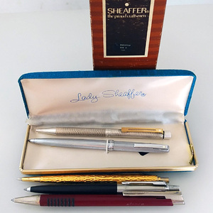 ボールペン　シルバー９２５/シェーファー ボールペン sheaffer・パーカー PARKER・ステッドラー　STAEDTLER等５本