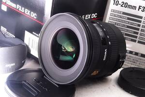 ★極美品！★SIGMAシグマ 10-20mm F3.5 EX DC HSM♪ Canon C409