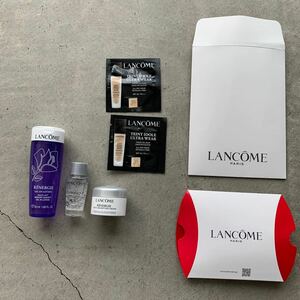 新品未使用ランコムLANCOMEレネジーMメモリーシェイプローションHPNクリームデュアルエッセンスローションリキッドファンデーションセット