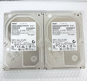 使用時間11932h HGST HUS726020ALA610 2TB 2個セット 3.5インチ HDD/ハードディスク【引取可/大阪発】No.1