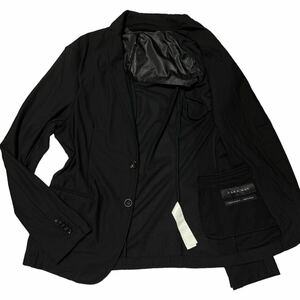 ZARA ザラ サマーテーラードジャケット 2B アンコンジャケット メッシュ ブラック メンズ サイズ48 Lサイズ相当