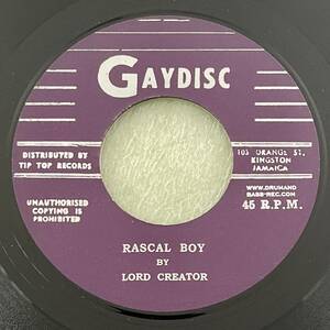 LORD CREATOR - RASCAL BOY / HERSANG COMBO - CHANNEL II (GAYDISC)