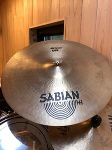 約2,360g 初期 sabian HH medium ride 20 セイビアン ミディアム ライド ポップロゴ