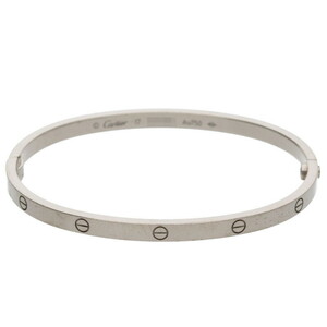 カルティエ Cartier LOVE BRACELET SM サイズ:17号 18KWGスモールラブブレスレット 中古 SS13