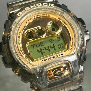 CASIO カシオ G-SHOCK ジーショック GD-X6900FB-8JF 腕時計 クオーツ デジタル 多機能 ゴールド スケルトン メンズ カレンダー 動作確認済