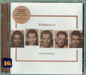 61_00632 新古CD Where We Belong Boyzone ボーイゾーン ロック 送料180円