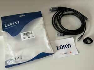 ::: Loryi HDMI to Type-C 変換ケーブル 4K＠60Hz 2.5ｍ :::