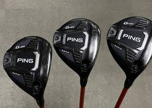 PING/ピン G425 #5W+7W+9W FW3本セット TOUR AD DI-5 FLEX:R1 付属品なし 中古