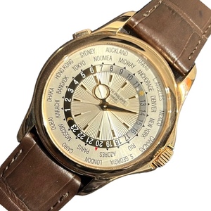 パテック・フィリップ PATEK PHILIPPE ワールドタイム 5130 ピンクゴールド K18ピンクゴールド 腕時計 メンズ 中古