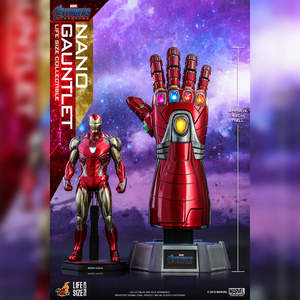 ライフサイズ・マスターピース アベンジャーズ エンドゲーム 1/1スケール レプリカ ナノ・ガントレット ホットトイズ アイアンマン