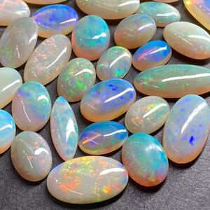 1円〜!!遊色効果!!≪天然オパールおまとめ101ct≫j 約20.2g ルース 裸石 宝石 ジュエリー jewelry opal w4マ75