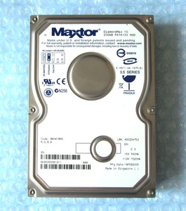 ... Maxtor 3.5インチ IDE HDD 6B250R0 250GB 動作確認済