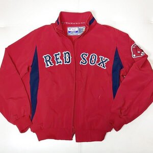 レッドソックス マジェスティック ブルゾン M 裏フリース ベースボールジャケット スタジャン BOSTON RED SOX MLB