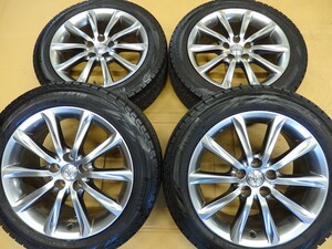 美品 トヨタ純正 ハイグロス スタッドレス 235/50R18 アルファ－ド ヴェルファイア エスティマ ハリアー RAV4 バリ溝 ピレリ 