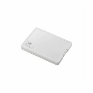 【新品】（まとめ）エレコム SD／microSDカードケース（プラスチックタイプ） CMC-SDCPP36WH【×5セット】