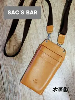 本革スマホショルダーバッグ☆SAC’S BAR☆