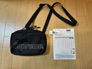 送料込み Supreme Shoulder Bag Black 18FW シュプリーム ショルダー バッグ ショルダーバッグ ショルダーバック かばん ブラック 黒 18AW