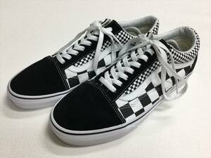 VANS OLD SKOOL 黒 スエード チェッカー 大小 US11 (29cm) オールドスクール バンズ アメリカ企画限定!!