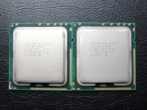 Intel LGA1366 6-Core Xeon E5645 SLBWZ 2.40GHz/12M/5.86 COSTA RICA 2個セット Dual動作画面有 定形外送料￥205可