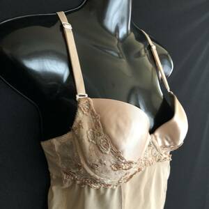 SDx-133　☆♪The ミセラン co Charming Beauty Ladys Lingerie ♪☆ エレガンスキャミブラスリップ　C70Lサイズ（B85cm 丈57cm)