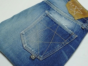 美品東洋SUGAR CANE[StarJeans]Lot.065UnionStarJeansユニオンスタージーンズW33ハードユーズド