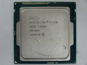 ★Intel /CPU Core i7-4790 3.60GHz 起動確認済み！★